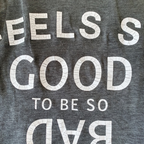 NWOT Forever 21 S Gray Good to be Bad Tank Top - Picture 6 of 7